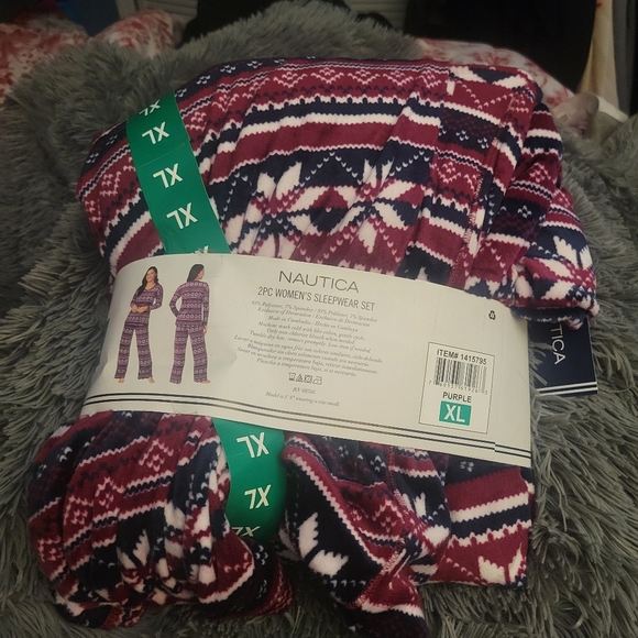 Women's Nautica 2 Piece Sleepwear Set, X-Large - Picture 7 of 8